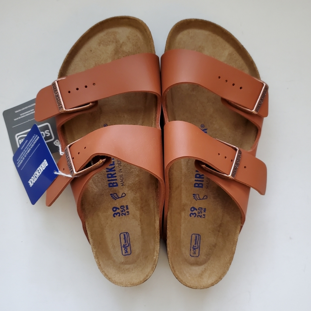 Birkenstock Arizona Ginger Brown Sandals - Picture 9 of 12